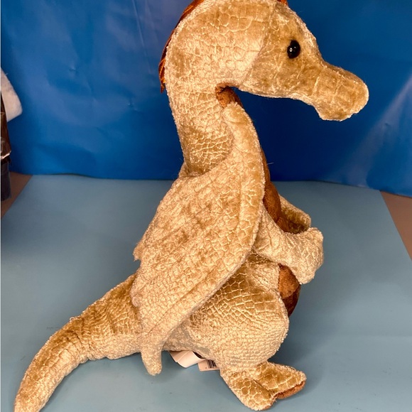 Douglas Cuddle Toys Elgar Copper Dragon 10 Inch Plush Stuffed With Tag Rare. - Picture 5 of 11